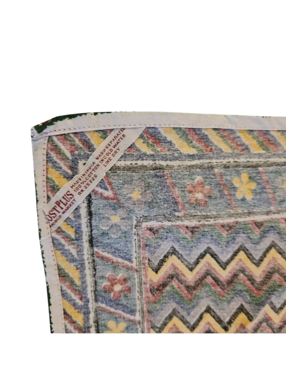Set of 5 Vintage Cost Plus World Market 100% Cotton Napkins Southwestern